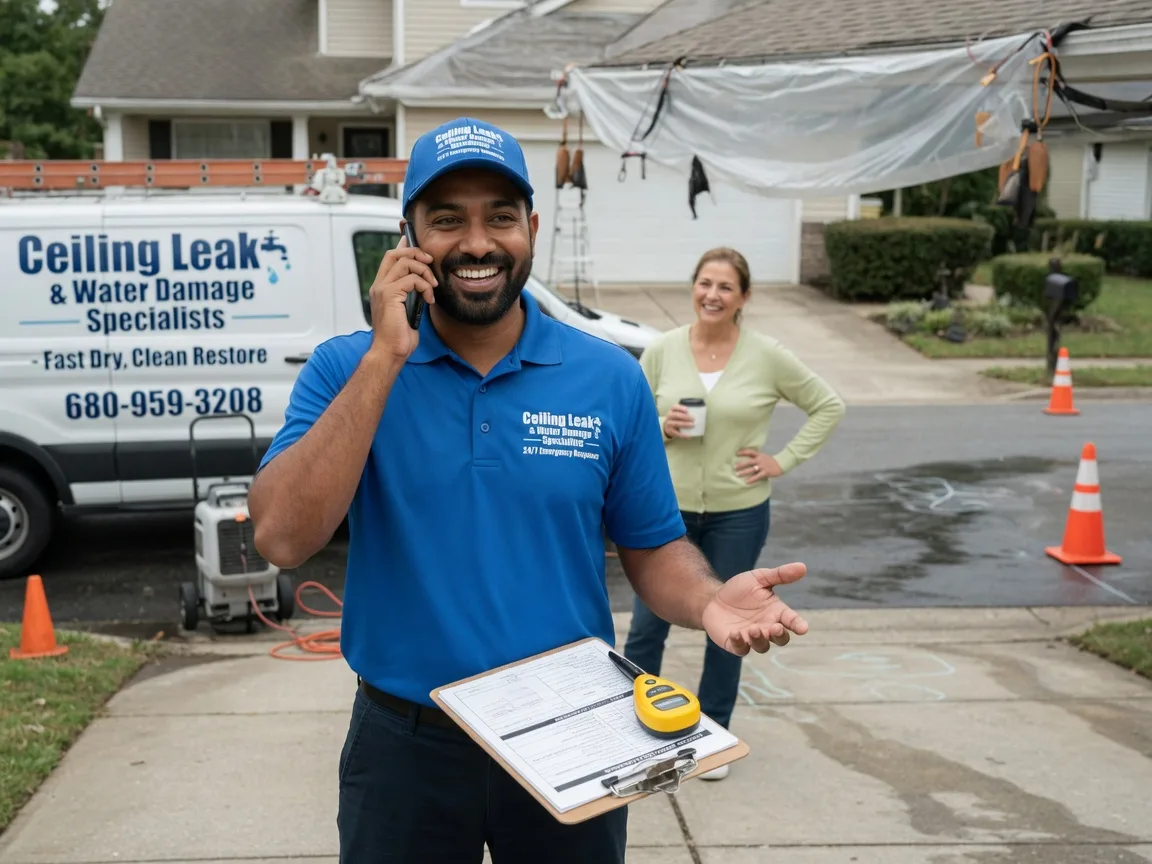Ceiling Leak Cleanup Juniata, NE FAQs